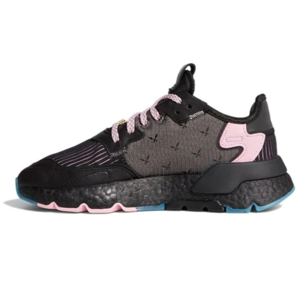 *SOLD Adidas Nite Jogger Black/Blue/Pink - Picture 5 of 10